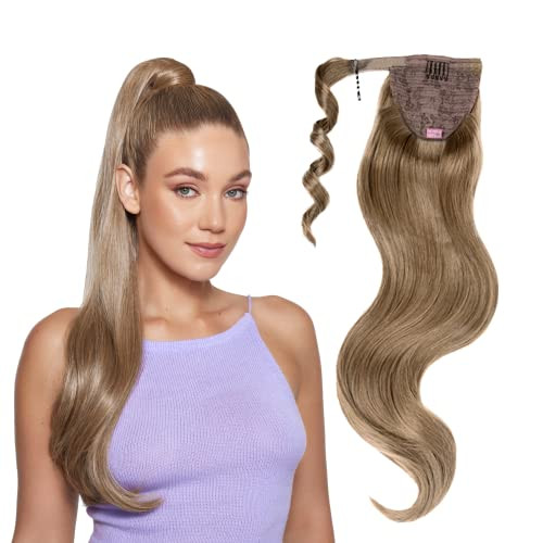 INH Hair Brit Ponytail Extension 26 inch Clip in Wrap Around Pony Tail Hairpiece for Women | Long... | Amazon (US)