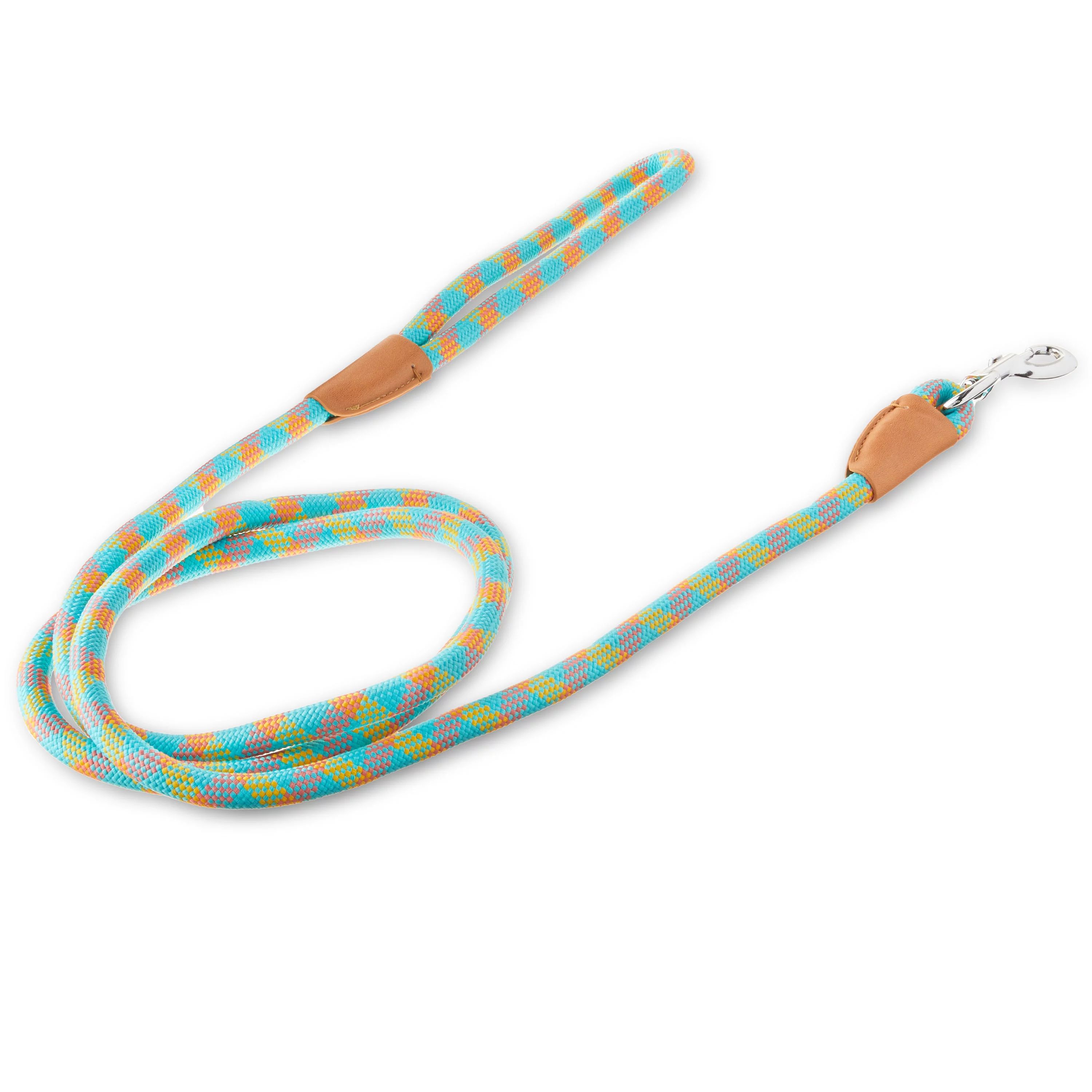 Vibrant Life 6' Polyester Mosaic Rope Dog Leash, Multi-Color | Walmart (US)