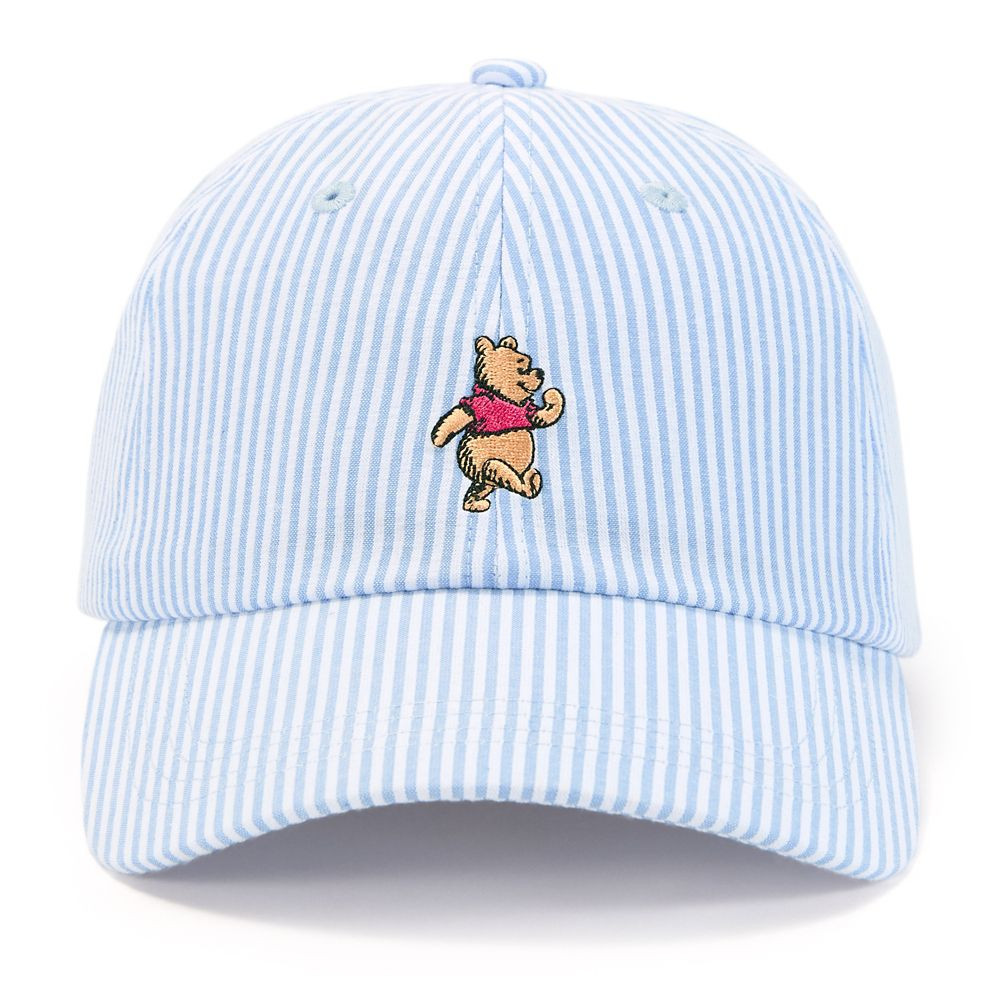 Winnie the Pooh Seersucker Baseball Cap for Adults | Disney Store