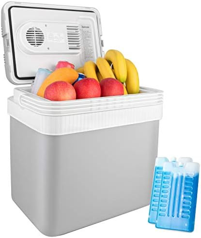 AstroAI Electric Cooler 26 Quarts/ 24 Liter, 12V DC Portable Thermoelectric Car Cooler for Bevera... | Amazon (US)