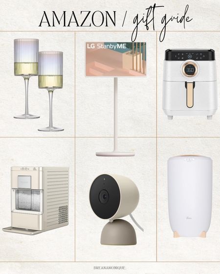 Amazon Gift Guide 
Towel Warmer, wine glasses, air fryer, nugget ice maker, portable touch screen monitor, Google nest 

#LTKHoliday #LTKGiftGuide #LTKhome