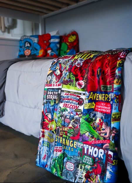 If you’re a Marvel geek like me, this oversized throw from @toynktoys is more than just a statement piece… it’s an exclusive launch that collages 72 Marvel comic book covers, including first-appearance issues and best-sellers! ✨

Sharing the haul of my favorites, from my Marvel blankets, stuffed animals, Mother’s Day and Father’s Day finds, Minecraft favorites and more! 

Head over to my IG stories for a FULL ROUNDUP of my @toynktoys haul, including a look at what we snagged Mario for Fathers Day! Full haul rounded up here: (LTK link) 
#Toynk #ToynkExclusive #ToynkPartner #ToynkToys 


#LTKkids #LTKGiftGuide