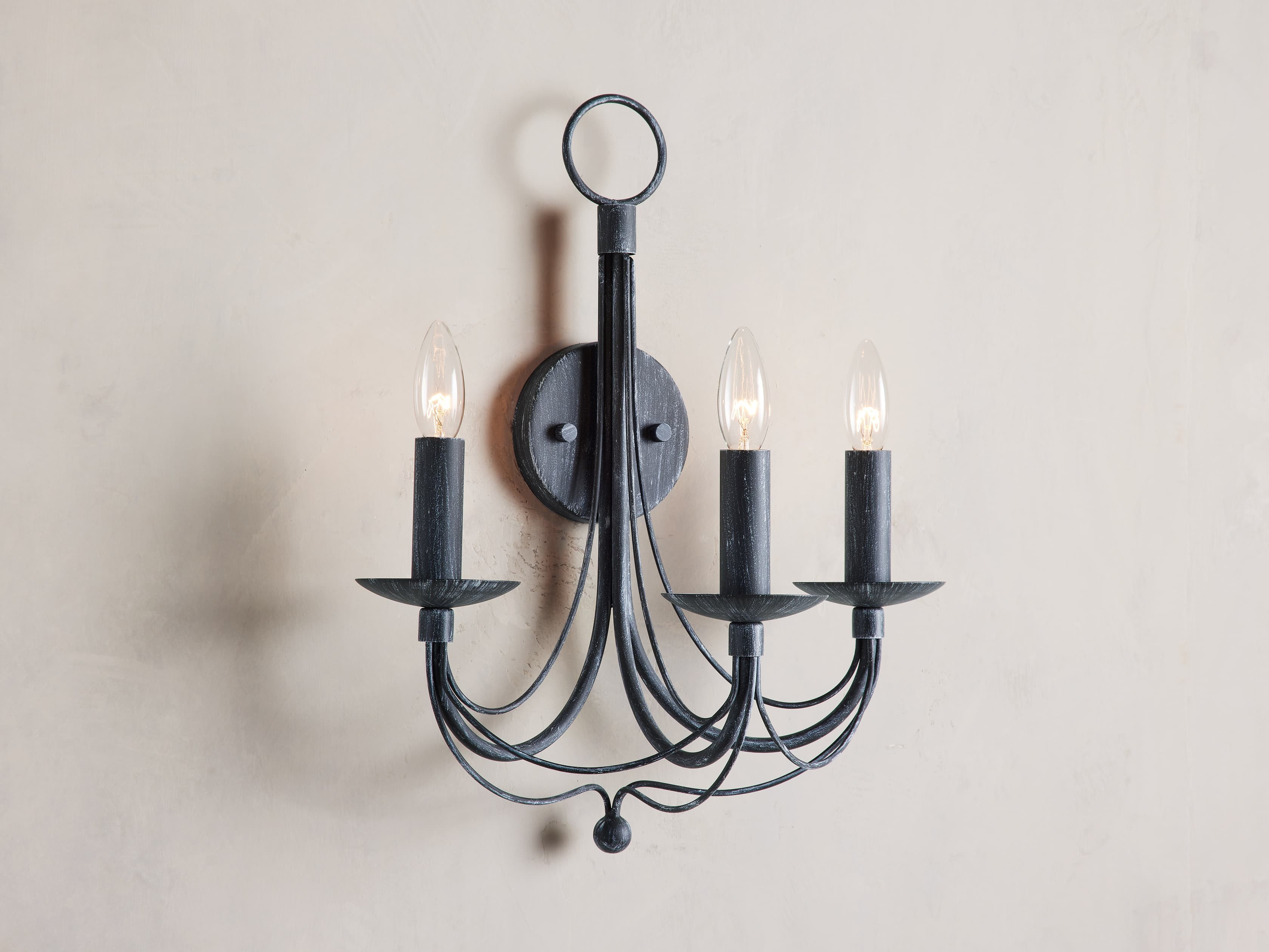 Elenora 3 Light Sconce | Arhaus