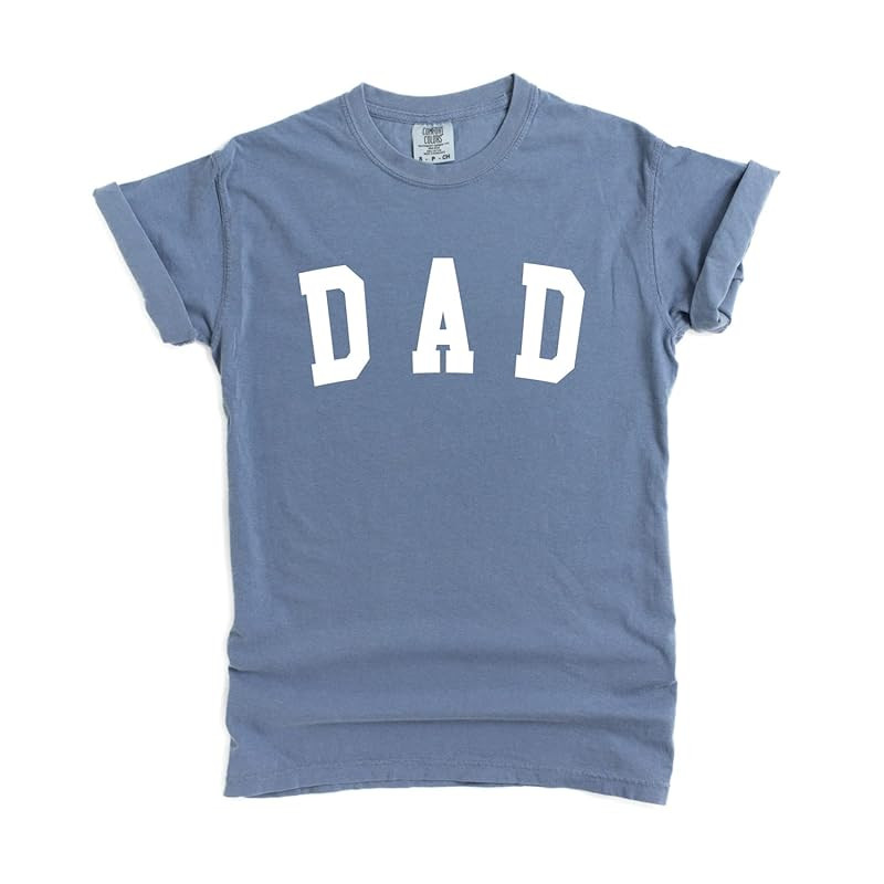 Dad Shirt Funny Cute Graphic Tees unisex Letter Print T-Shirt Casual Short Sleeve Tops daddy Bloc... | Amazon (US)