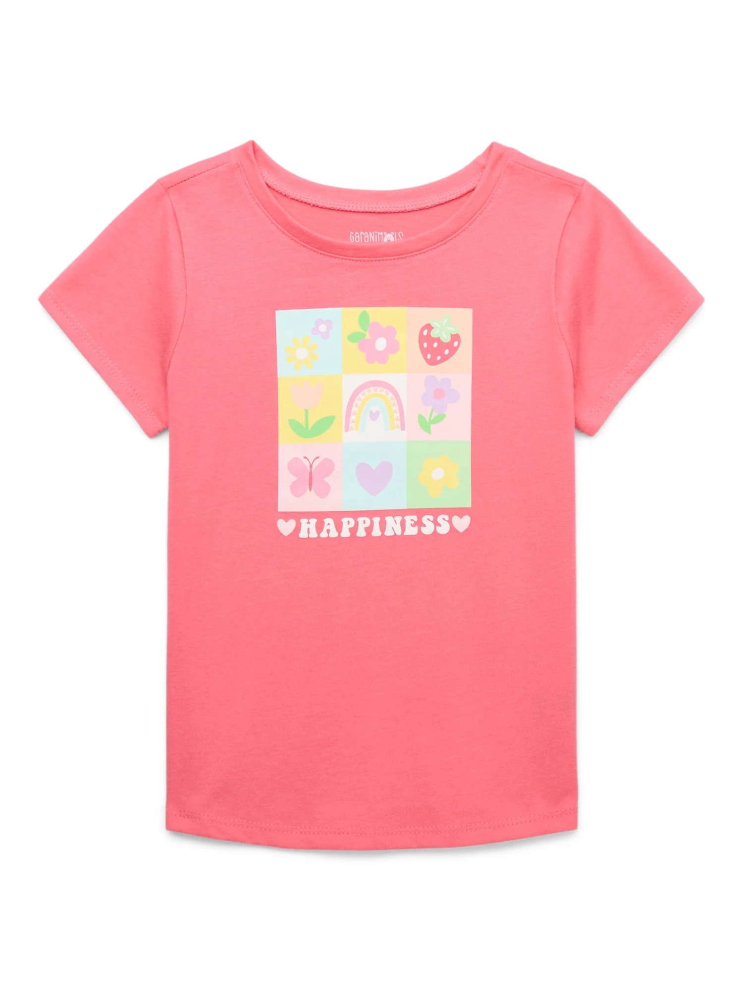 Garanimals Toddler Girl Short Sleeve Graphic T-Shirt, Sizes 18M-5T | Walmart (US)