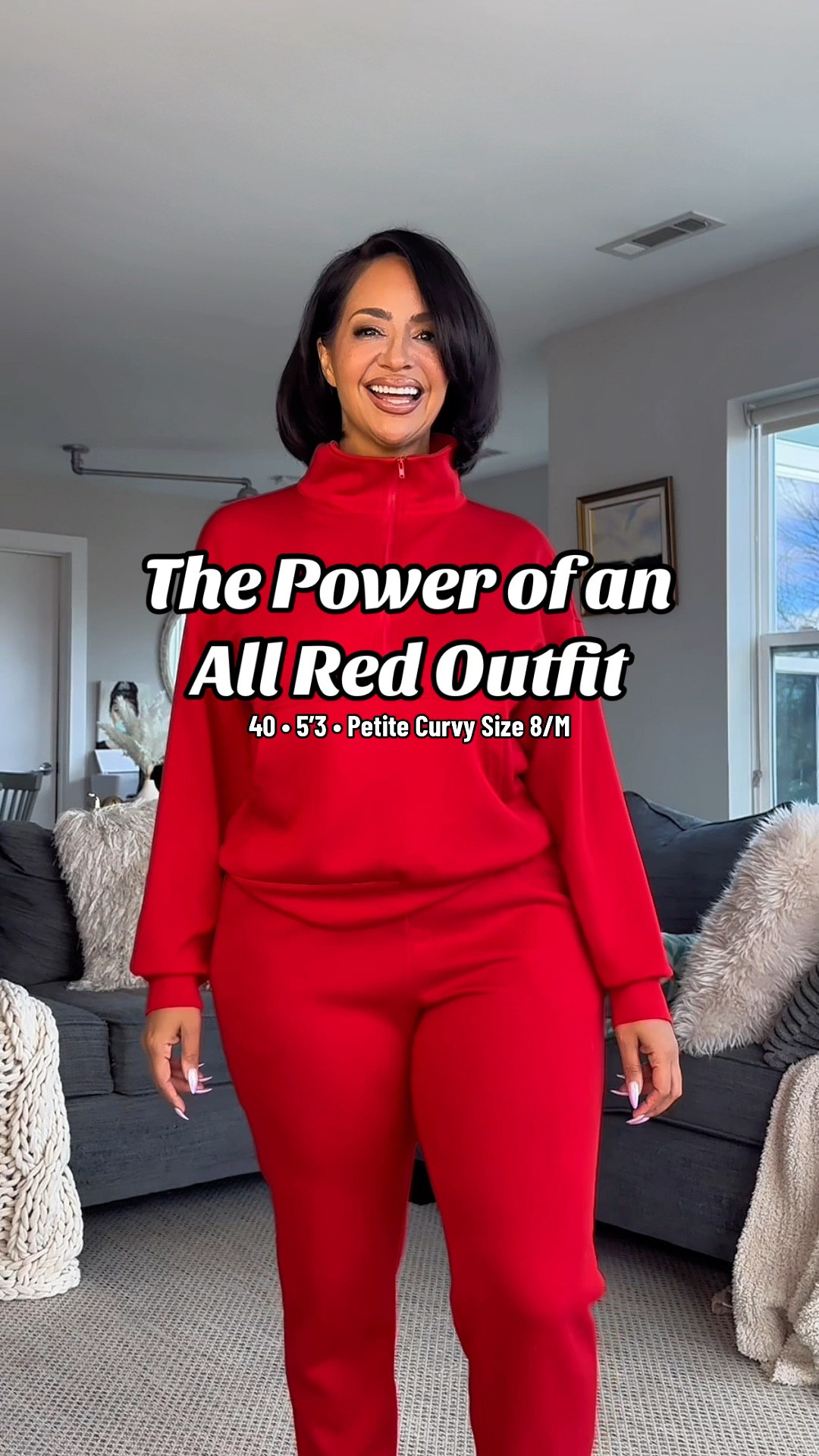 The Power of an All Red Outfit ❣️

Sizing ⬇️

5’3 
Size 8 / Medium
Bust: 34DDD
Waist: 28”
Hips: 43”
Wearing Size Medium 

over 40, millennial, petite, petite curvy, curvy, size 8, midsize, mini dress, red dress, holiday dress, party dress, monochromatic outfit, holiday outfit, Valentine’s outfit 

#LTKOver40 #LTKMidsize #LTKStyleTip