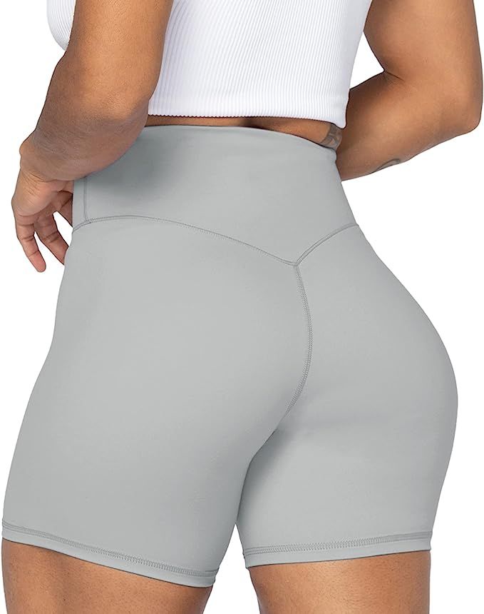 Sunzel Women's Biker Shorts in High Waist Tummy Control with No Front Seam | Amazon (US)