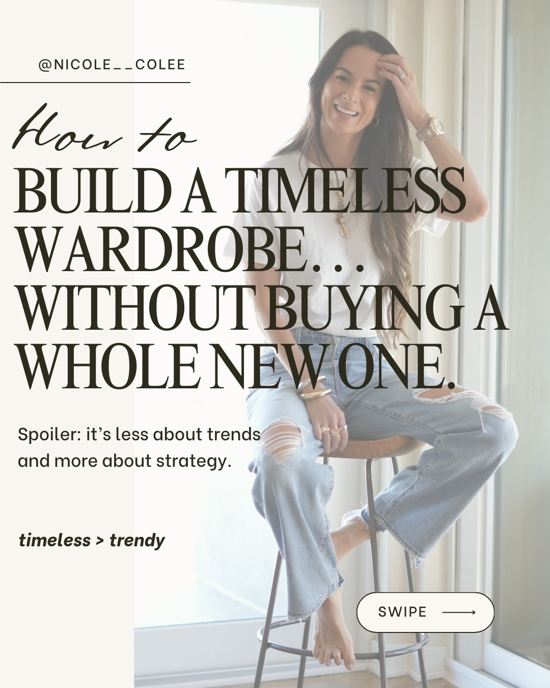 Building a timeless wardrobe doesn’t mean starting from scratch — it means being intentional with what you already have.

Neutrals. Fit. Accessories. Foundations.

Nicole Colee 

 #TimelessStyle #CapsuleWardrobe #NicoleColeeStyle #FashionOver40 #ChicBasics #ClosetEdit #WardrobeEssentials #StyleTips #HighLowFashion #SmartShopping #ElevatedEveryday #LTKgrwm #LTKootd #LTKOver40