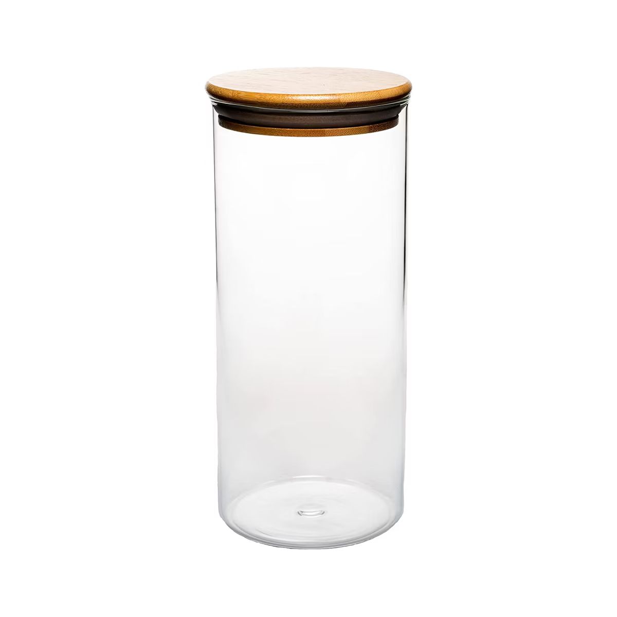 Amici Home Yosemite Glass Canister, Food Storage Jar with Airtight Seal Wood Lid, Modern Design J... | Target