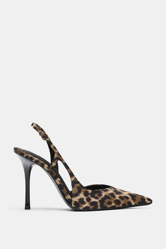 ANIMAL PRINT HEELS | Zara UK