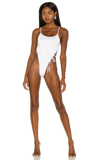 X REVOLVE Hunter One Piece in Pearl | Revolve Clothing (Global)