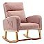 HCHAIRH Nursery Rocking Chairs, Rocker Glider Chair, Modern Accent Teddy Uplostered Armchair for ... | Amazon (US)