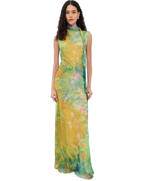 Yellow the Label Women's Irises Monet Maxi Dress | Amazon (US)