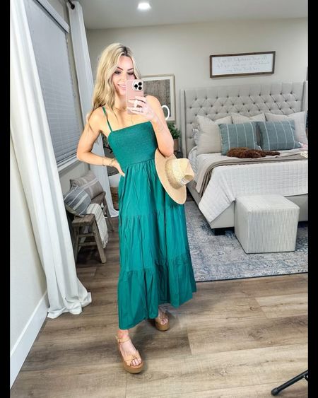 I love this Amazon dress for you beach vacation wearing size small

My summer hat is on sale
Heels are true to size

Amazon fashion
Resort wear
Vacation style 

#LTKunder50 #LTKFind #LTKsalealert
