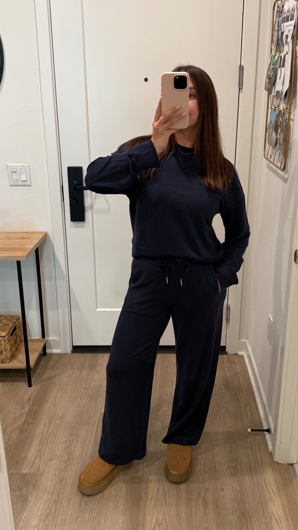 matching lounge set of my dreamssss ☁️💙 cozy, comfy, and totally acceptable to wear out and about!! tailored the pants a few inches since I’m only 5’1 :) 

#LTKFindsUnder100 #LTKStyleTip #LTKPetite