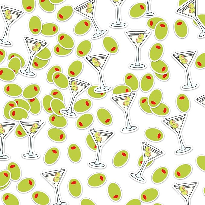 400 Pcs Martini Birthday Party Confetti Bikinis and Martini Cups Confetti for Bridal Shower Engag... | Amazon (US)