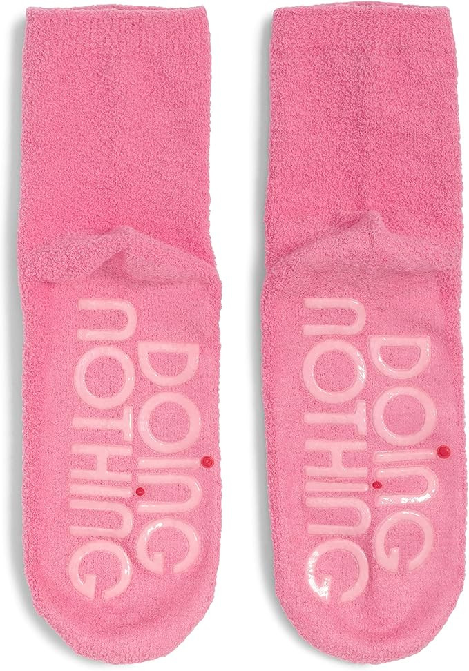 ban.do Non Slip Socks, Fuzzy Socks for Women Size 6-10, Crew Socks with Grippers | Amazon (US)
