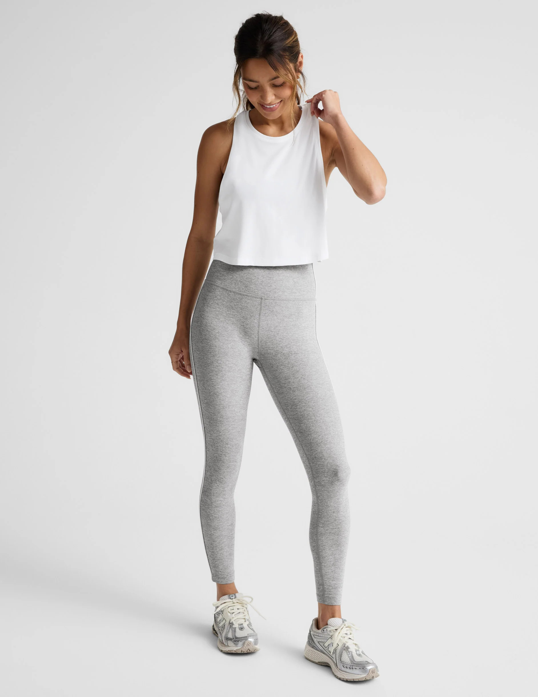 Featherweight Rebalance Racerback Cropped Tank | Beyond Yoga | Beyond Yoga