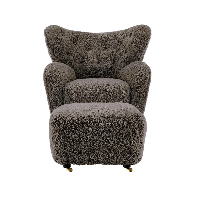 Misty Genuine Sheepskin Accent Chair | Wayfair North America