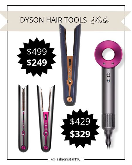 DYSON Hair Tools are actually on SALE now!!! 🛍🛒
All posted below
Just Click to SAVE!!!
Beauty - Dyson - Blow Dryer - Flat Iron - Hair

Follow my shop @fashionistanyc on the @shop.LTK app to shop this post and get my exclusive app-only content!

#liketkit #LTKbeauty #LTKFind #LTKsalealert
@shop.ltk
https://liketk.it/4aIb4