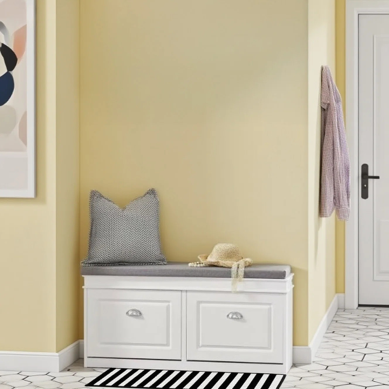 Moriah 8 Pair Shoe Storage Bench | Wayfair UK