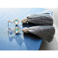 Long tassel earrings | Etsy (US)