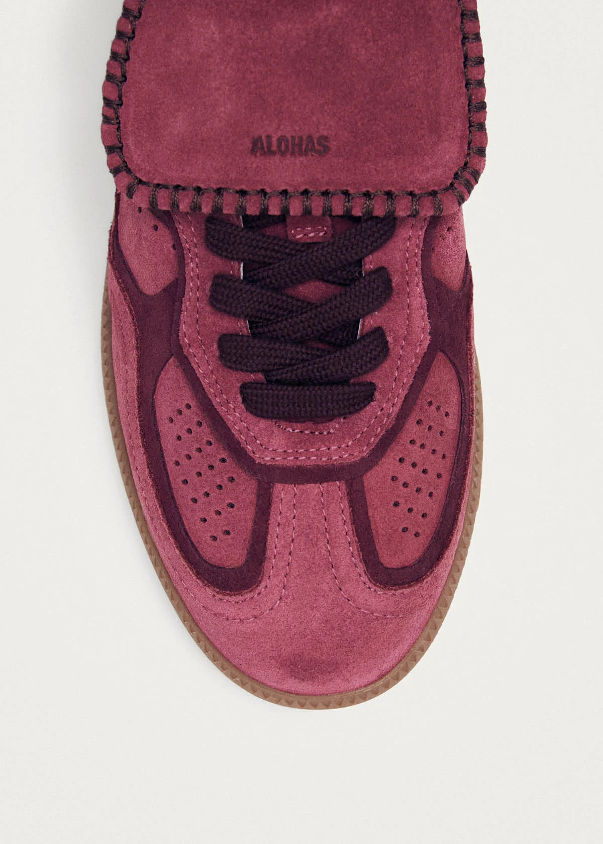 Tb.490 Club Suede Raspberry Leather Sneakers | ALOHAS | Alohas US