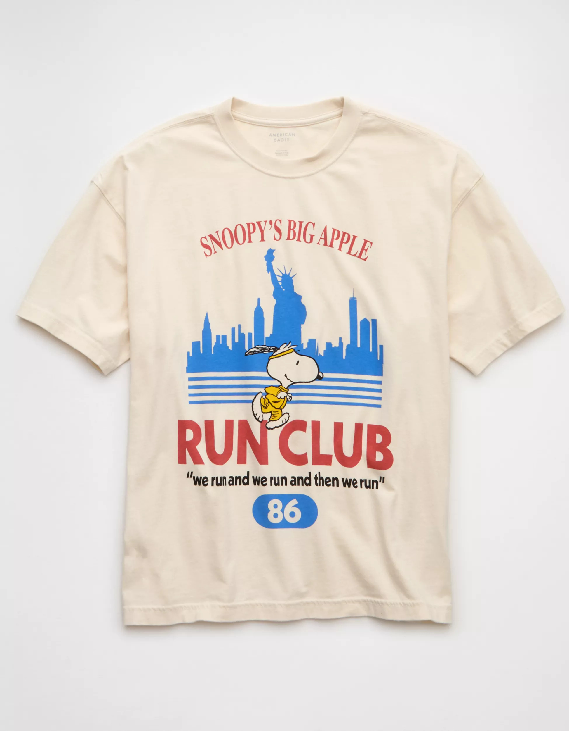 AE Boxy Snoopy Graphic T-Shirt | American Eagle Outfitters (US & CA)