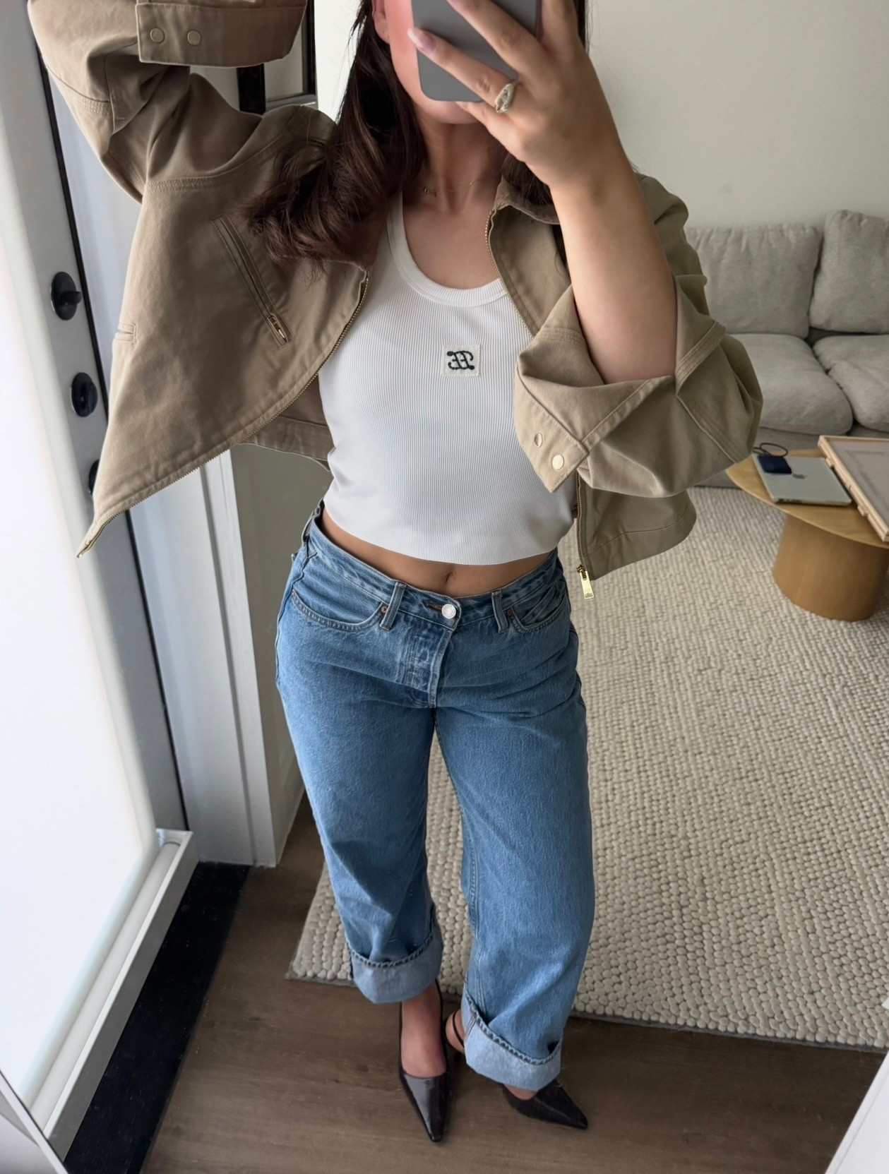 wearing M in jacket! 