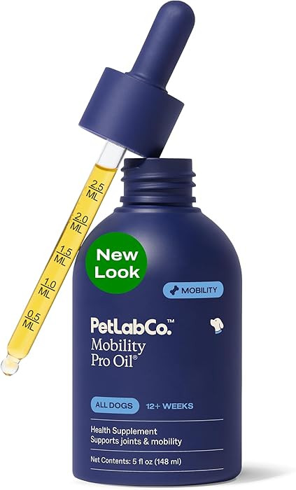 PetLab Co. Joint & Mobility Oil for Dogs – Mobility Pro Oil - Curcumin for Joint Support – Pr... | Amazon (US)