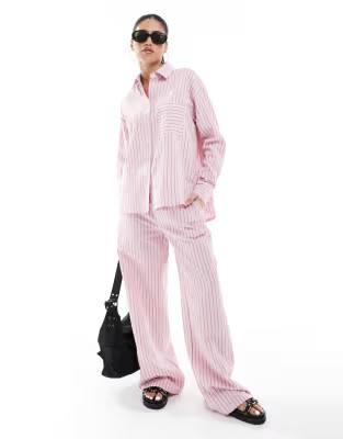 Threadbare co-ord in pink stripe | ASOS (Global)