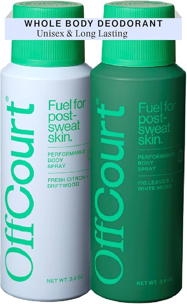 OffCourt - Natural Deodorant Body Spray for Men and Women - Aluminum Free - Whole Body Deodorant ... | Amazon (US)