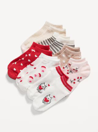 Printed Ankle Socks 7-Pack for Girls | Old Navy (US)