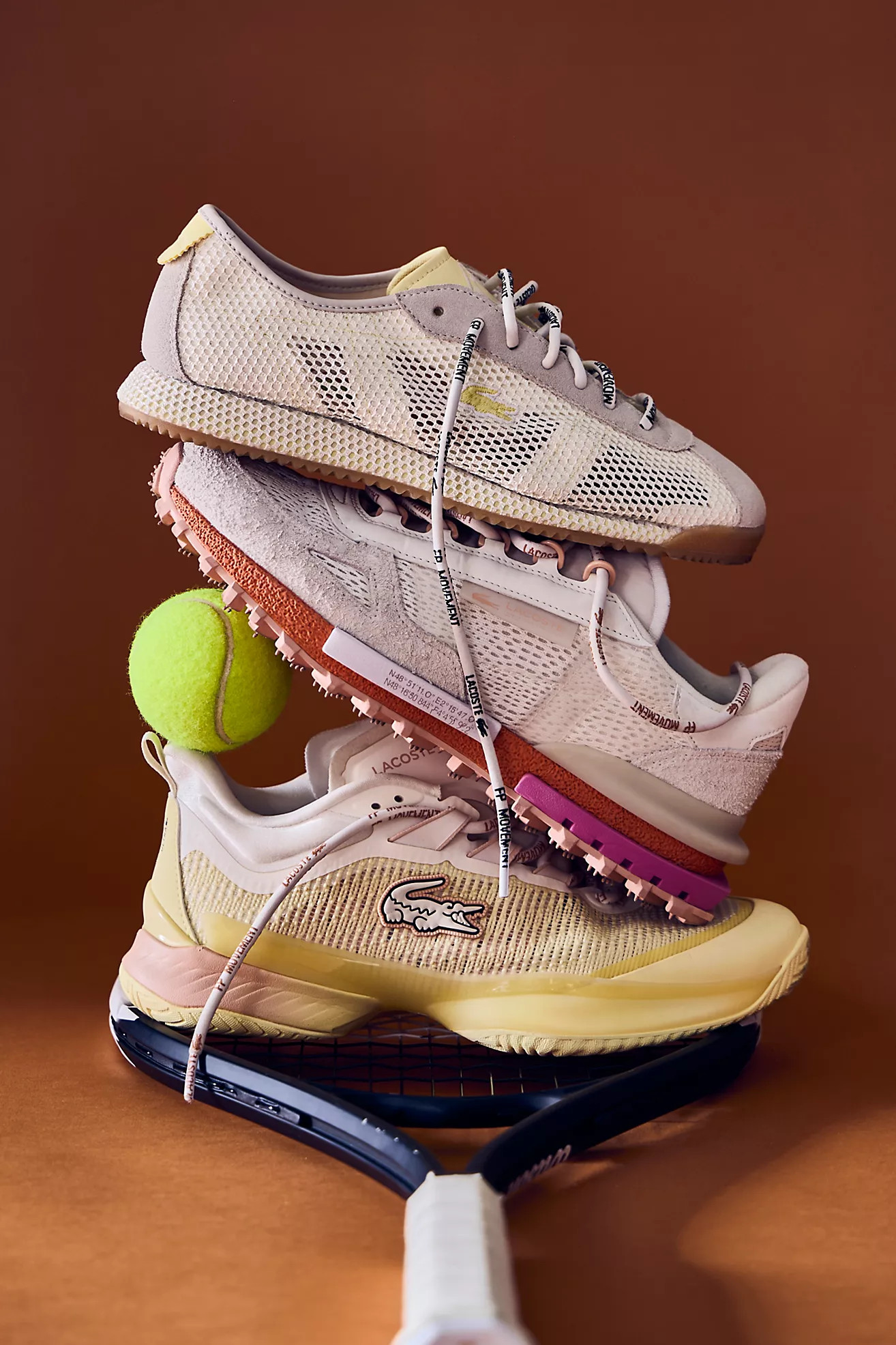 Lacoste For FP Mvmt Club Low Sneakers | Free People (Global - UK&FR Excluded)