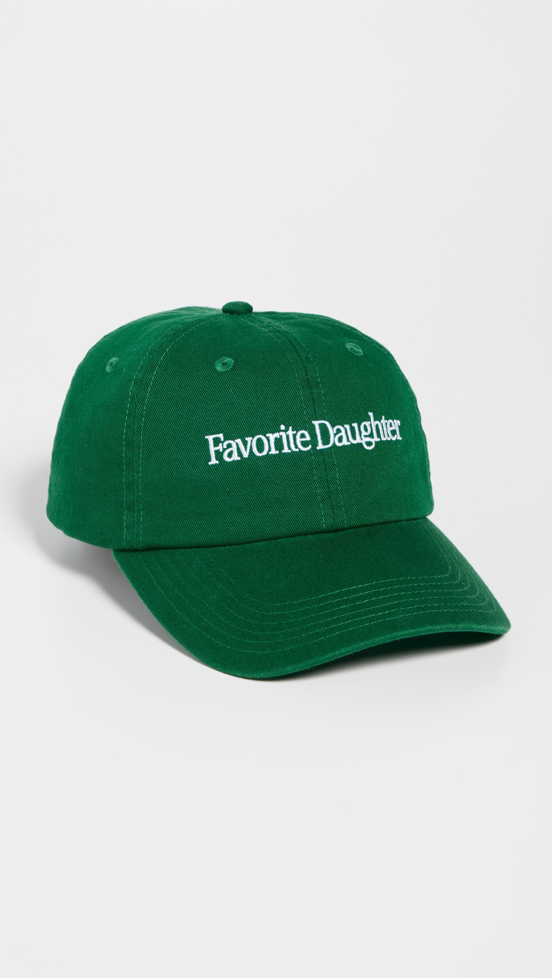 Favorite Daughter Classic Logo Baseball Cap Khaki One Size | Shopbop