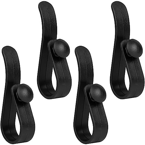 Sanchamy 4PCS Hook Accessories for Bogg Bags Cup Holder Connector Key Holder Insert Hook for Bogg Bag-Secure and Organize Your Items in Your Beach Tote Bag-Black | Amazon (US)