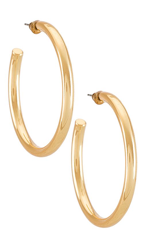 Annie Hoop Earring in Gold | Revolve Clothing (Global)