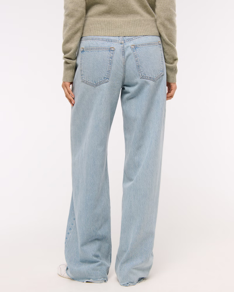 Women's Low Rise Ultra Loose Jean | Women's Bottoms | Abercrombie.com | Abercrombie & Fitch (US)