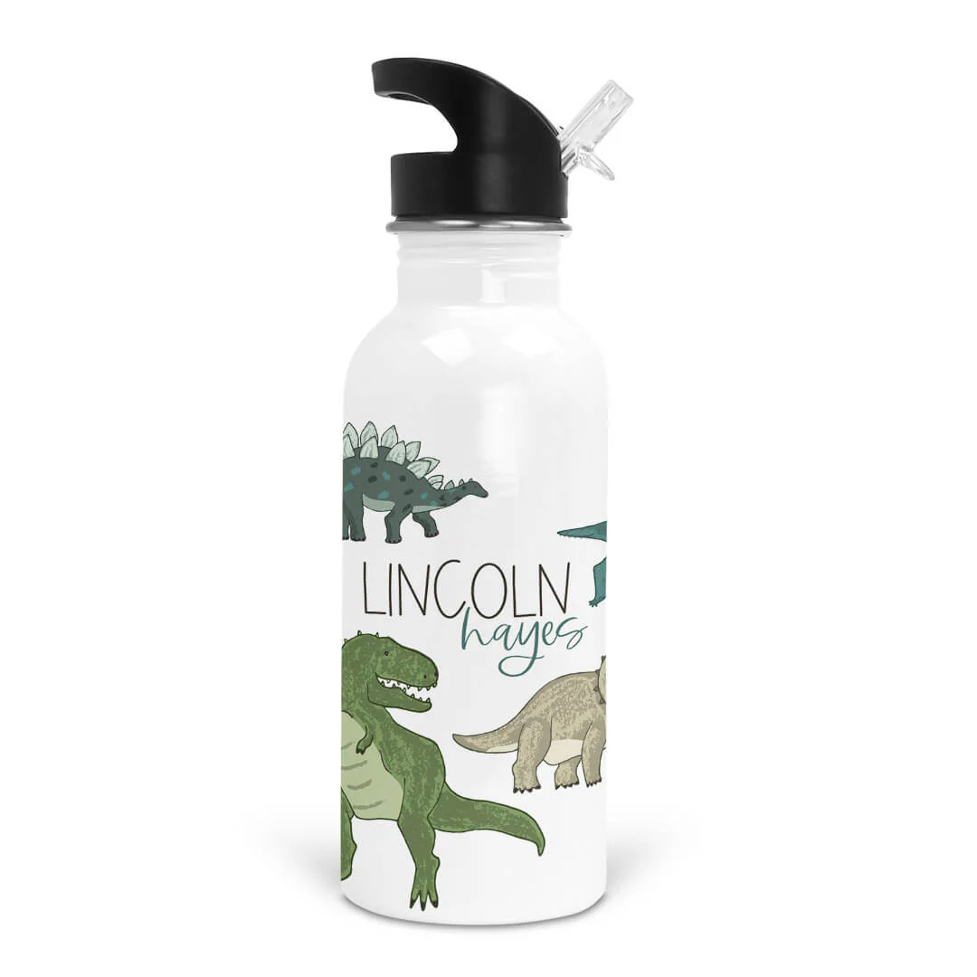 Dino Friends Personalized Kids Water Bottle | Caden Lane