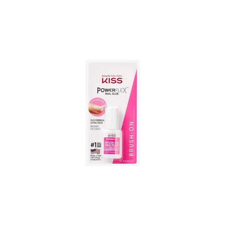 KISS PowerFlex Brush-On Nail Glue - 0.17oz | Target