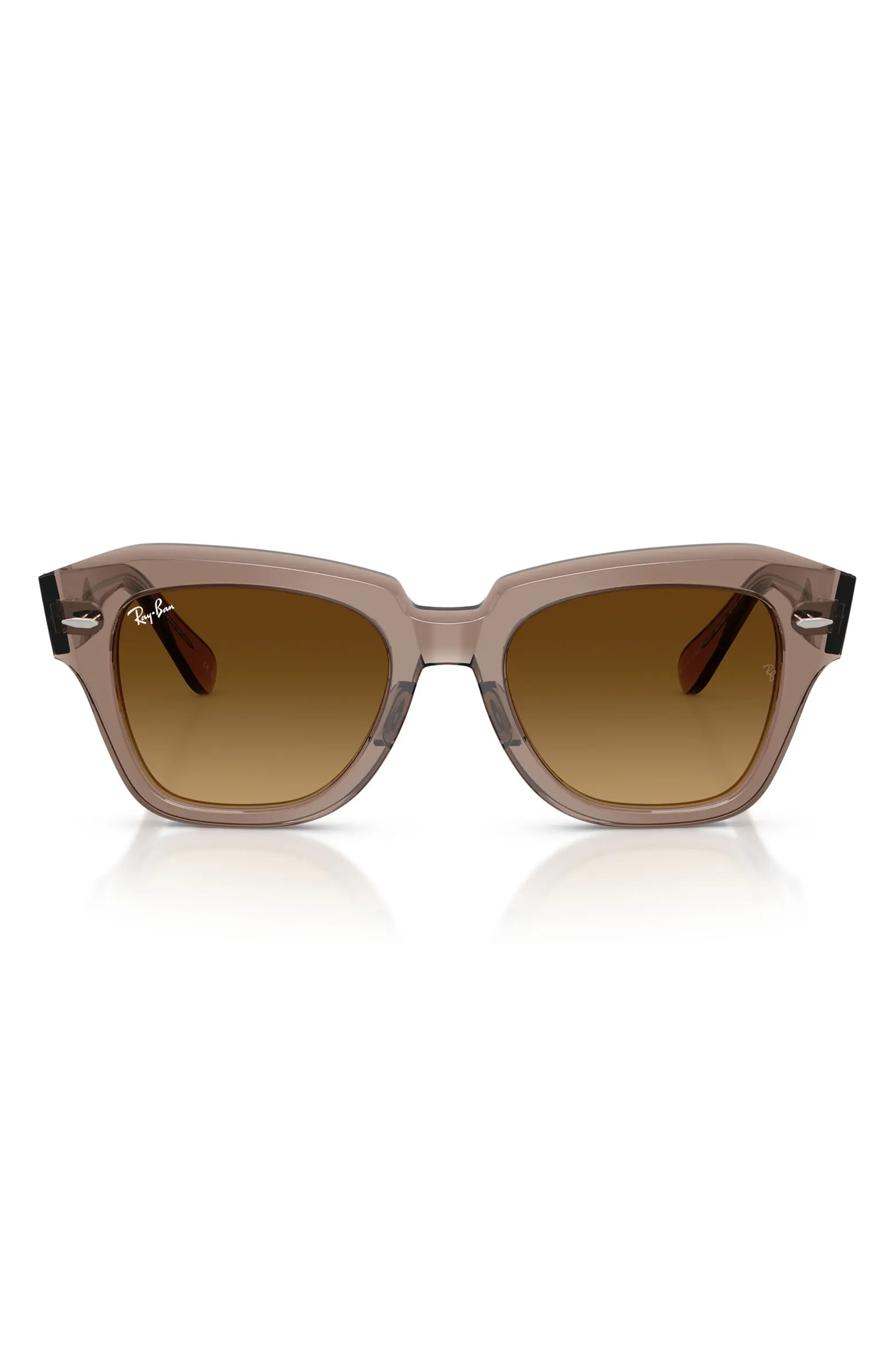 State Street 49mm Gradient Square Sunglasses | Nordstrom