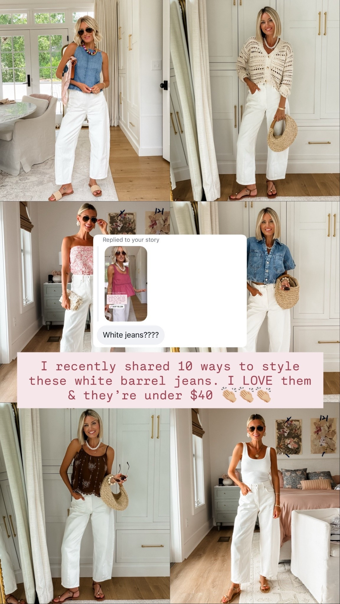 These white barrel jeans have become such a closet staple for me 👏🏼 endless ways to style all season long!

Loverly Grey, white barrel jeans, white barrel denim, summer fashion, summer outfit ideas

#LTKootd #LTKSeasonal