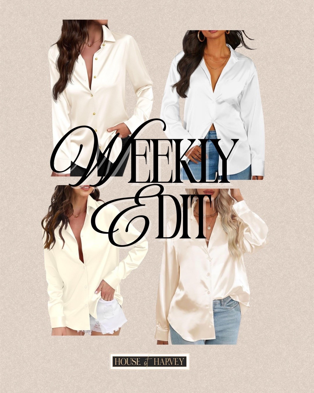 WEEKLY EDIT-this week it's all about soft, feminine details woven into real life. Satin blouses, delicate textures, relaxed denim, and refined layers paired with fresh florals at home, cozy dinners, and small moments of beauty. Romantic, but grown and grounded -style that feels wearable and lived in. I found some amazing pieces all from Amazon and under $100. These silk tops are so chic and fit this style vibe! All linked ⬆️

#Itkcreator #Itkfinds #Itkwatchnow #Itkstyletip #amazon #amazonfinds #modernromance #romanticstyle #silktop #satintop

#LTKSeasonal #LTKgrwm #LTKootd
