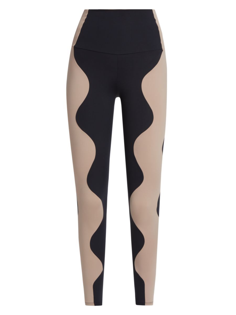 Portico Wavy Colorblocked Leggings | Saks Fifth Avenue