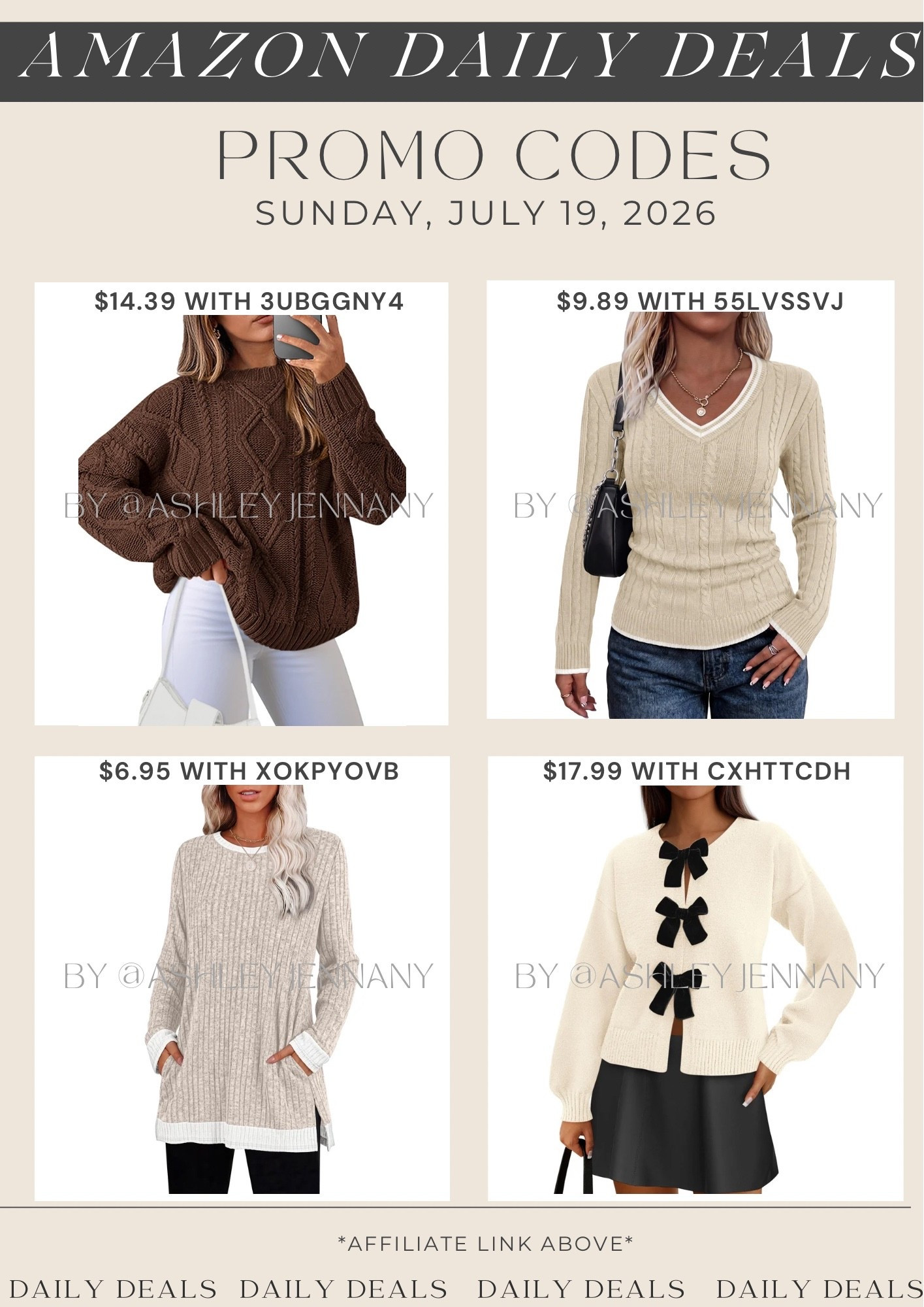 Amazon deals

#LTKSaleAlert #LTKMidsize #LTKSeasonal