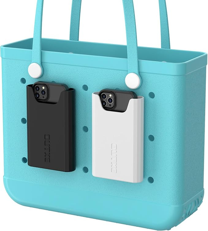 OUTXE 2 Pack Bogg Bag Phone Holder Compatible with All Bogg Bags, Silicone Cell Phone Holder Acce... | Amazon (US)