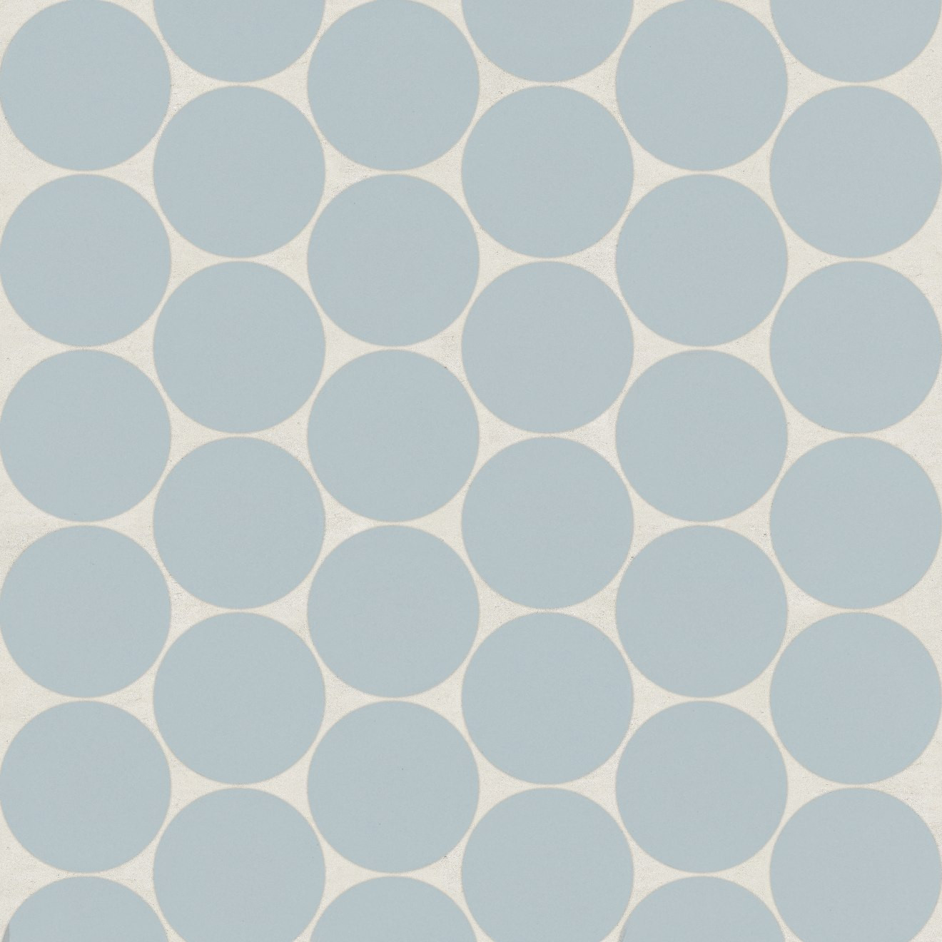 Marin 2" Penny Round Matte Porcelain Mosaic in Misty Blue | Bedrosians Tile and Stone