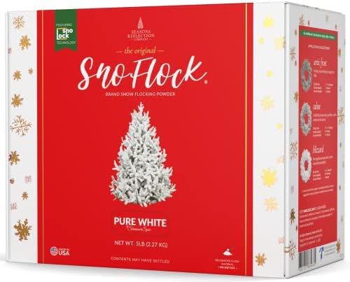 Amazon.com: SnoFlock The Original Premium Self-Adhesive Snow Flock Powder with ShimmerSpec | Excl... | Amazon (US)