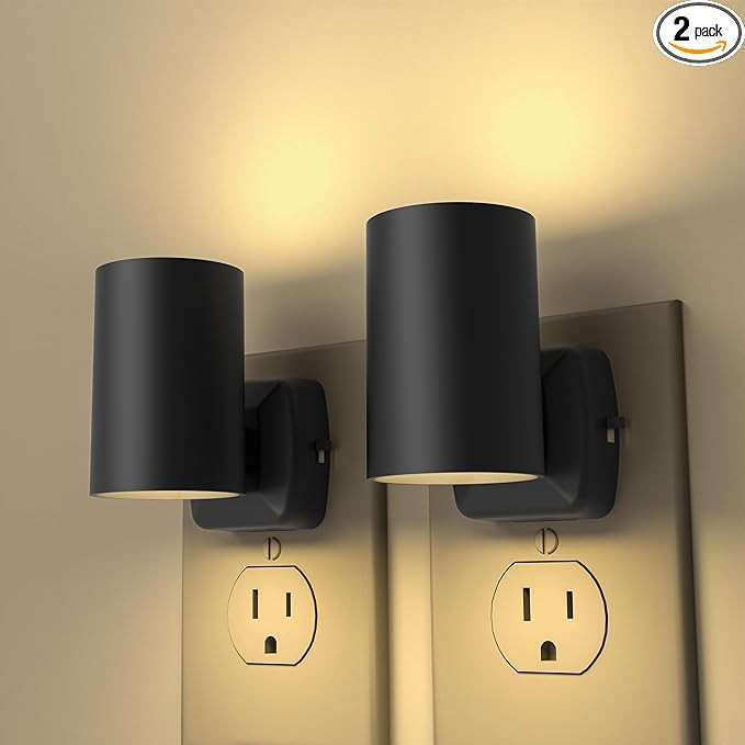 ETL Certified 2700K Night Lights, Modern Night Lights Plug into Wall, Dusk to Dawn Light Sensor N... | Amazon (US)