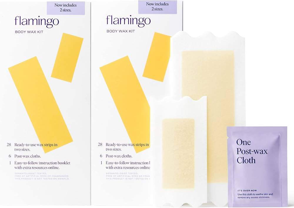 Flamingo Women’s Body Wax Kit - 56 Wax Strips | Amazon (US)